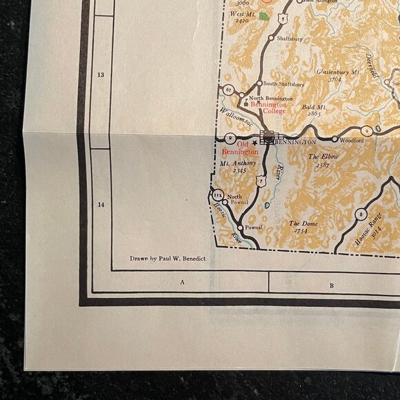 Rare "Vermont: A Guide to the Green Mountain State," 1937 First Ed. Hardcover - Picture 15 of 17